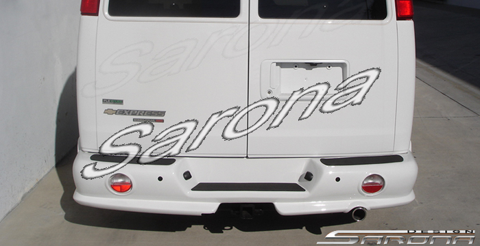 Custom GMC Savana Van  Rear Bumper (1996 - 2025) - $690.00 (Part #GM-007-RB)